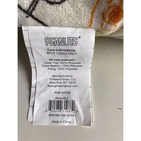 PEANUTS SNOOPY Halloween Dog Cozy Pet BED Super Soft Jack O Lantern BOO 39 X 26” - Picture 10 of 16